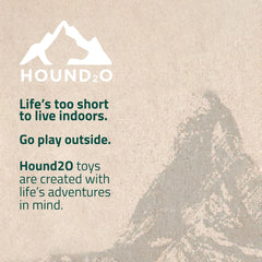Hound2O Outdoor Dog Toys | Squeaky Boomerang Chew Toy for Dogs | Bright Color for Interactive Play | Durable Toy Made from Non-Toxic Materials