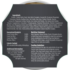 Nulo Dog Signature Stew Chicken, Duck, & Pumpkin in Broth, 6 Ounce, Pack of 16