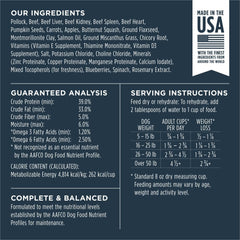 Instinct Freeze Dried Raw Meals, Natural Dry Dog Food, Grain Free - Wild Caught Pollock