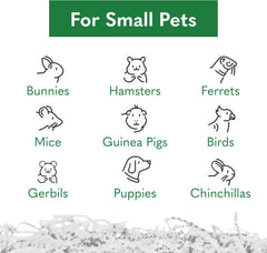 Fibercore ECO BEDDING 99% Dust Free Paper Bedding for Small Pets and Birds, White