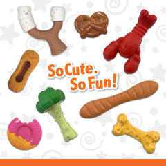 Nylabone Marshmallow Stick Strong Chew Toy for Dogs, Dog Toys for Moderate & Aggressive Chewers, Marshmallow & Peanut Butter Flavor