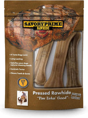 Savory Prime Bulk Pressed Bone, Natural, 6.5"
