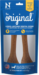 N-Bone 1.4-Ounce The Original Bagged Bone Treat For Dogs, Small, Chicken Flavor, 2-Pack