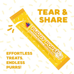 Weruva Puddy Pops, Chicken and Pumpkin Lickable Cat Treats 0.5oz Tube, Pack of 5