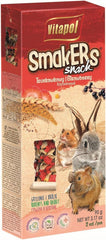 A&E Cage 644123 Vitapol Smakers Small Animal Treat Stick - Strawberry