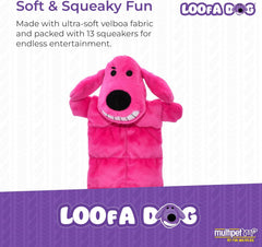 Multipet 12-Inch Squeaker Mat Soft Plush Dog Toy 1 ea