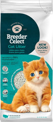 Breeder Celect® | 99% Recycled Paper Cat Litter Pellets | Highly Absorbent | Odor Control | Controls Odors Naturally | Natural and Nontoxic | Low Dust and Easy to Clean |