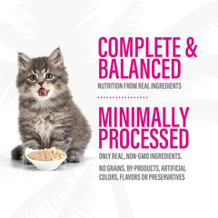 Tiki Cat Baby Pate Wet Cat Food for Kittens, Chicken, Tuna & Chicken Liver