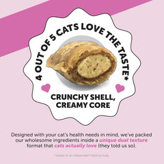 Pet Honesty Cat Multivitamin Chews - Cat Treats for Health + Immune, Cat Joint Support, Skin & Coat, and Digestion | Omega 3s, Lysine for Cats, Cat Probiotic, Cat Vitamins - Chicken (90-Day Supply)