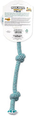 Mammoth Flossy Chews Extra Fresh Rope Tug – Premium Cotton-Poly Yarn with Floss Tug Toy for Dogs – Interactive Dog Rope Toy – Tug Dog Chew Toy for Small Dogs - Small, 15”