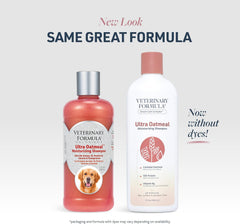 Veterinary Formula Smart Coat Complex Ultra Oatmeal Moisturizing Shampoo for Dogs – Moisture-Rich, Nourishing Shampoo – Leaves Coat Clean, Soft, Silky, Shiny – Long-Lasting Fragrance