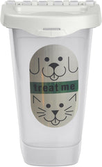 Van Ness Pets Airtight Dog Treat Container And Cat Food Storage, 2 Pound Capacity