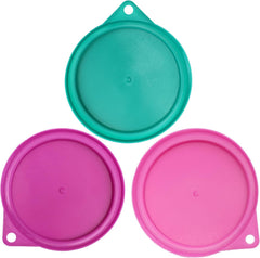 SPOT Pet Food Can Covers - Reusable Cat Food Wet Lid, Dog Food Can Covers Lids 3pk