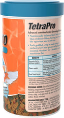 TetraPro Goldfish Crisps Fish Food, enhanced with biotin for optimal health