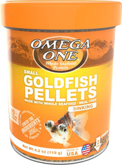 Omega One Goldfish Pellets, Sinking