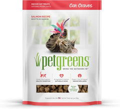 Pet Greens Treats Savory Salmon Semi-Moist Cat Treats 3 Ounce