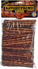 Savory Prime 100-Pack Basted Twist Sticks, 5-Inch, Brown