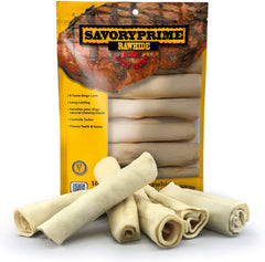 Savory Prime 990 White Supreme Retriever Roll Dog Treats, 6 Pack