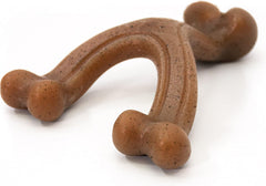 Nylabone Gourmet Style Wishbone Strong Chew Toy for Dogs, Bacon Flavor