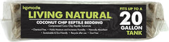 Komodo Coconut Coir Chip Brick | 100% Natural Coconut Coir Reptile Terrarium Habitat Bedding | Retains Moisture for Regulating Humidity | Fits up to a 20 Gallon Tank