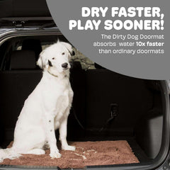 Dog Gone Smart Dirty Dog Doormat - Fast Drying Rug with Super Gripper Backing for Clean Floors - Super Absorbent and Machine Washable Mat for Muddy Paws 60In X 30 in