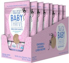 Tiki Cat Baby Thrive, Chicken & Chicken Liver, High-Protein & Flavorful, Wet Cat Food for Kittens 4 Weeks+