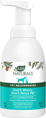 Ark Naturals Don't Worry Don't Rinse Me, Waterless No Rinse Shampoo for Dogs and Cats, Freshens and Removes Odors, 18oz Bottle,Blue