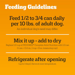 Pedigree Choice Cuts in Gravy Adult Canned Soft Wet Dog Food, Beef, 13.2 oz. Cans (12 Count, Pack of 1)