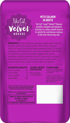 Tiki Cat Luau Velvet Mousse, Salmon in Broth, Complete Nutrition for Balanced Diet, Wet Cat Food For All Life Stages