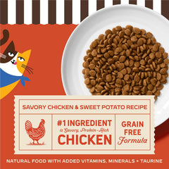Merrick Purrfect Bistro Grain Free Chicken and Sweet Potato Cat