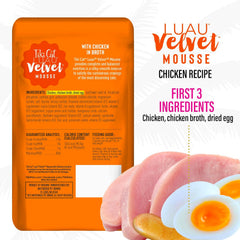 Tiki Cat Luau Velvet Mousse, Chicken in Broth, Complete Nutrition for Balanced Diet, Wet Cat Food For All Life Stages