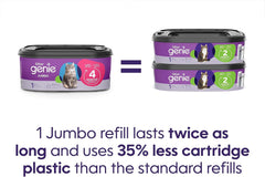Litter Genie Refill Bags | Up to 4 Months of Supply in 1 Cartridge | Ultimate Odor Control Cat Litter Bags