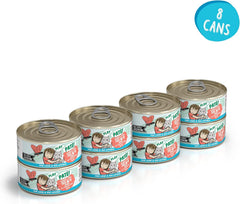 Weruva B.F.F. Play - Best Feline Friend Paté Lovers, Aw Yeah!, Salmon & Tuna Tuck Me in with Salmon & Tuna