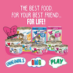 Weruva B.F.F. OMG - Best Feline Friend Oh My Gravy! Tuna & Chicken Charm Me with Tuna & Chicken in Gravy Cat Food