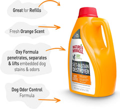 Nature’s Miracle Set-In Stain Destroyer Dog, Oxy Formula With Orange Scent
