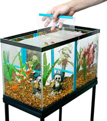 PENN-PLAX Fish Tank Divider – Clear, Perforated Polymer Screen