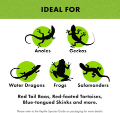 Zilla Pet Reptile Terrarium Substrate Bedding, Jungle Mix, for Frogs, Rainforest Geckos, Toads and Snakes, 24 Quart