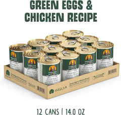 Weruva Classic Dog Food, Green Eggs & Chicken with Chicken Breast & Pumpkin in Gravy (Pack of 12)
