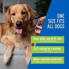 ADAMS Flea & Tick Collar for Dogs & Puppies – 2 Pack
