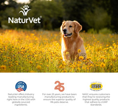 NaturVet Hemp Allergy Aid Supplement for Dogs, Hemp Seed, Antioxidants, Omegas, Dha & Epa for Healthy Skin & Respiratory Health, 60 Count