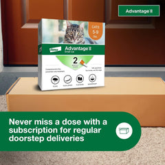 Advantage II Cat Vet-Recommended Flea Treatment & Prevention | 2-Month Supply