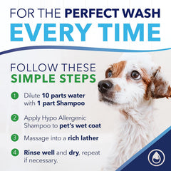 TropiClean OxyMed Hypoallergenic Dog Shampoo for Allergies and Itching, Skin Soothing Shampoo for Pets with Sensitive Skin