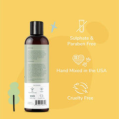 kin+kind Dog Shampoo for Dry, Itchy Skin and Coat Relief - Safe, Natural Formula with Olive Oil, Coconut Oil, Cedarwood - Made in The USA - Dog Grooming, Puppy Supplies, and Dog Accessories
