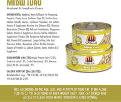 Weruva Classic Cat Food, Meow Luau with Mackerel & Pumpkin in Gravy