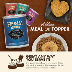Fromm Whitefish & Lentil Pate Dog Food - Premium Wet Dog Food - Whitefish Recipe - Case of 12 Cans