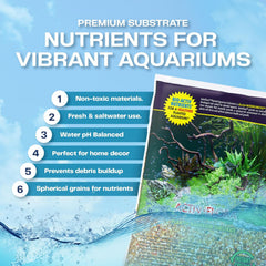 Floragems Premium Planted Ochre Aquarium Gravel, 20 Lbs - Nutrient-Rich Substrate, Enhances Water Quality for Fish Life and Plant Growth,