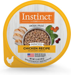 Instinct Original Minced Natural Wet Cat Food, Grain Free Recipe - Real Chicken