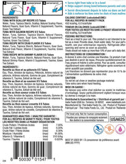 INABA Churu Cat Treats, Lickable, Squeezable Creamy Purée Cat Treat with Green Tea Extract & Taurine, 0.5 Ounces Each Tube, 20 Tubes, Tuna & Seafood Variety Box