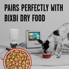 BIXBI Rawbble Freeze Dried Dog Food, Beef Recipe - 98% Meat and Organs, No Fillers - Pantry-Friendly Raw Dog Food for Meal, Treat or Food Topper - USA Made in Small Batches