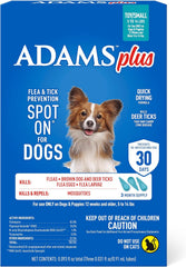 ADAMS Plus Flea & Tick Prevention Spot On for Dogs